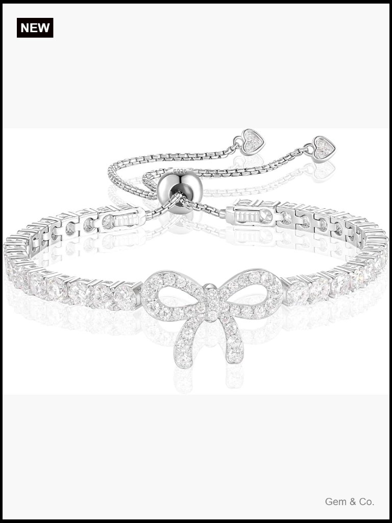 Vvs Moissanite Tennis Bracelet Lab Created Diamond Sterling Silver 18k Gold